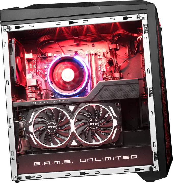 Actual product image MSI Infinite A 8RG-244 (Intel Core i7-8700, 16 GB, 256 GB, GeForce GTX 1070 Ti)