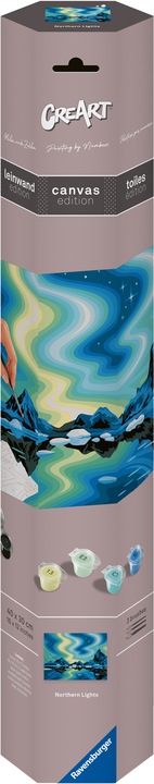 Immagine prodotto Ravensburger CreArt - Pittura con i numeri 23907 - Aurora boreale - da 14 anni - Pittura su carta