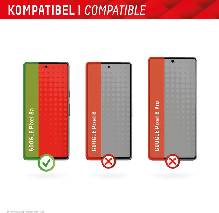 Actual product image Displex Real Glass, 2D Panzerglas (1 Piece, Google Pixel 8a)
