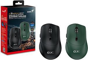 Actual product image Genius GX Gaming Scorpion M8100 AI Gaming Wireless Bluetooth Mouse Army Green (Wireless)