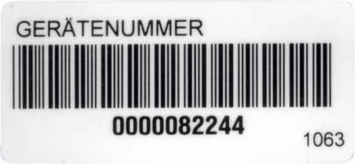 Produktbild Beha Amprobe Aufkleber 1063D Barcode-Aufkle