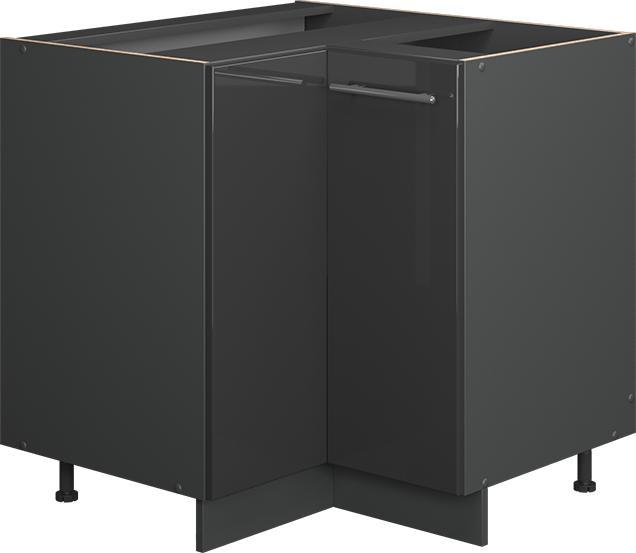 Anthrazit, Anthrazit hochglanz, Marble-Weiss