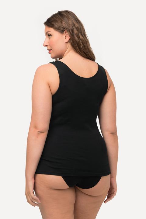 Image du produit Ulla Popken Débardeur/maillot de corps en jersey de coton, décolleté en V (62)