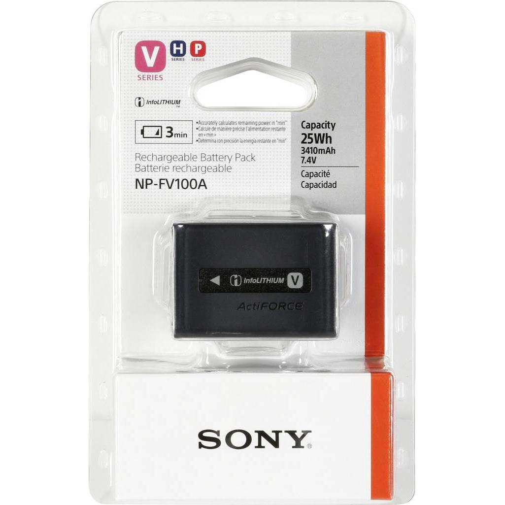 Thumbnail - Sony Np-Fv100a (Akku), Kamera Stromversorgung, Schwarz