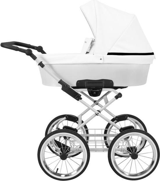 Produktbild Kunert Romantic Retro Kombikinderwagen, Farbe ROM16, Gestell grau, inkl. Autositz Trix, Set 3in1