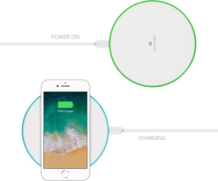 Actual product image Xqisit Wireless Fast Charger (10 W)