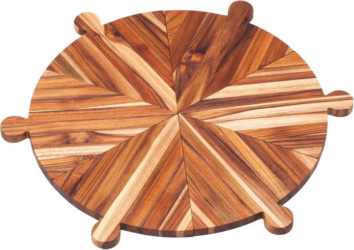TeakHaus Teak Antipasti Brett, 41.9x41.9x1.5 cm