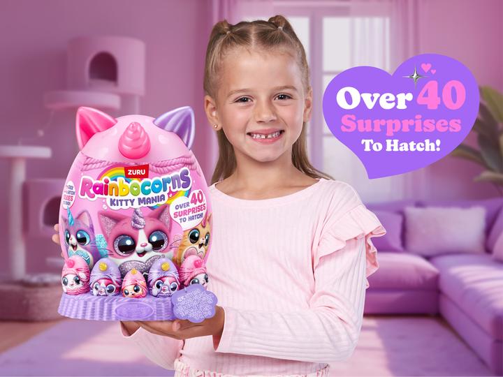 Actual product image Zuru Rainbocorns - Eggzania Kitty Mania