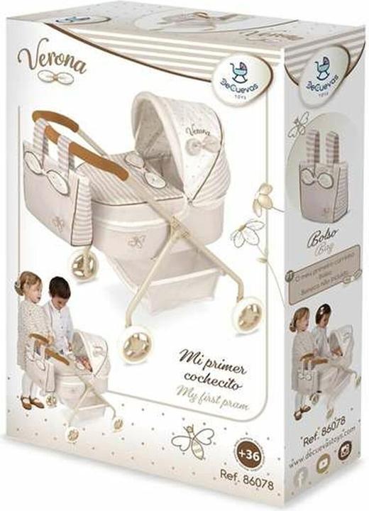 Productafbeelding DeCuevas Spanischer Kinderwagen für Puppen bis 42 cm Verona