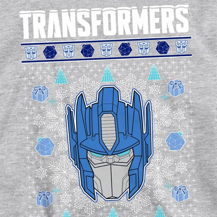 Produktbild Transformers Kapuzenpullover meliert weihnachtliches Design (152, 158)