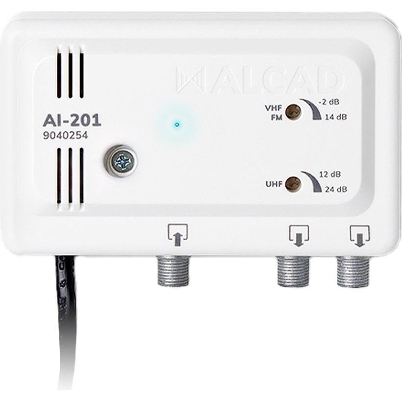 Alcad, Amplificatore HiFi auto, Antennenverstärker (2 Eingänge) AI-201