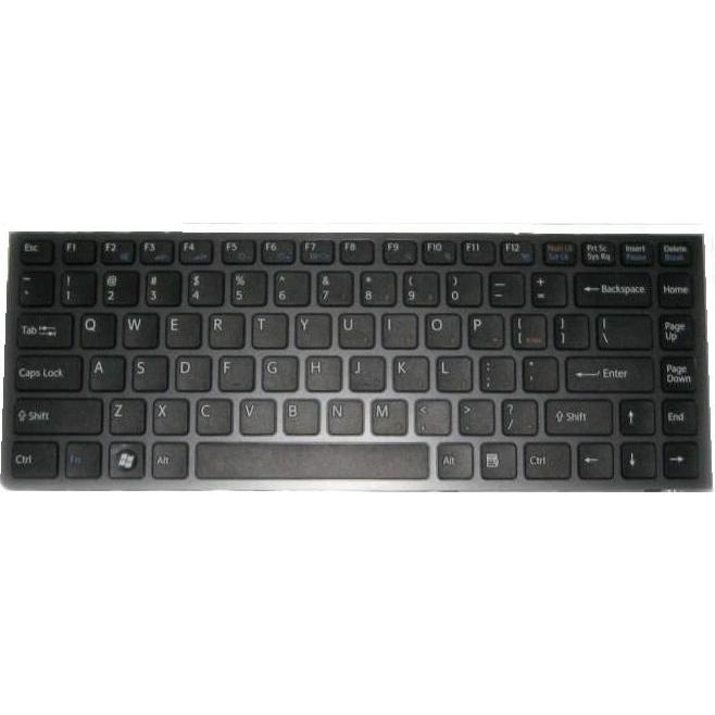 Sony Keyboard (US), Notebook Ersatzteile, Schwarz