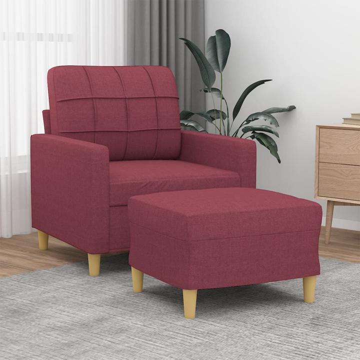 Produktbild vidaXL Sessel mit Hocker