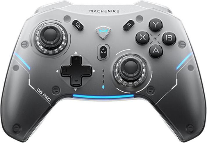 Produktbild Machenike G5Pro Max Kabelloser Gamecontroller mit Ladestation – Grau (Android, iOS, PC, Switch, Switch 2, Windows)