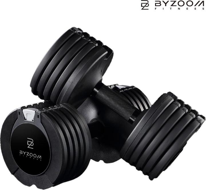 Immagine prodotto Byzoom Fitness Manubrio regolabile 11,3 kg "Pure Series" (1 x 11,3 kg)