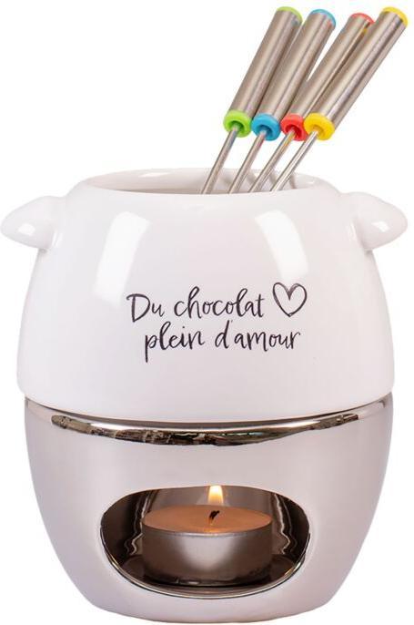 Kadastar Schokoladenfondue-Set «Elegance», stilvoll für 2–4 Personen (Schokoladenfondue)