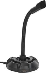 Produktbild HP Computer- Mikrofon, DHP-1100C, schwarz, LED Licht USB Hub