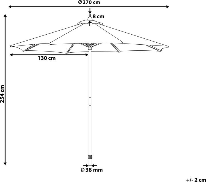 Image du produit Beliani Toscana (2.70 m)