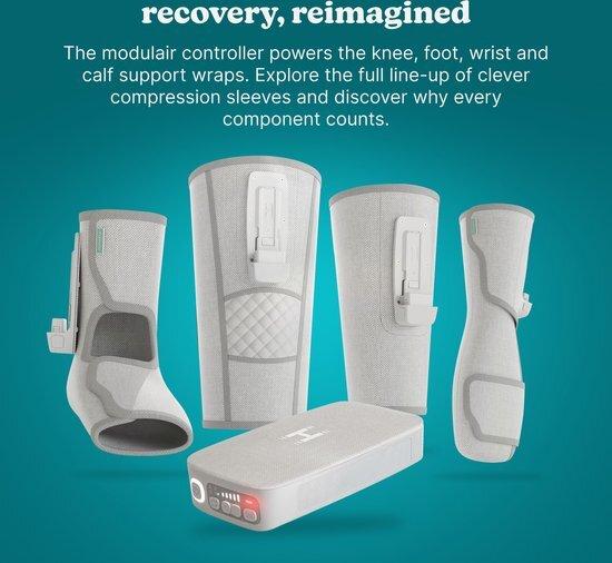 Actual product image Homedics SR-CMXKE10HBND Modulair Compression System Knee Wrap + Controller