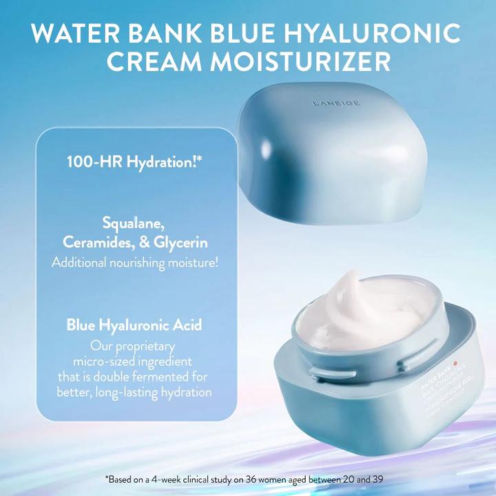 Produktbild Laneige Water Bank Blue Hyaluronic Cream Moisturizer (50 ml, 24h Creme)