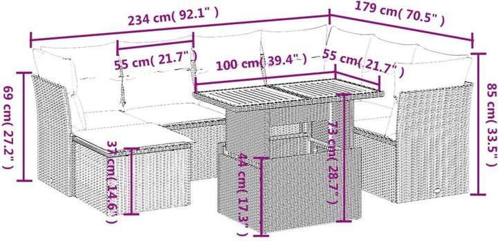 Produktbild vidaXL Zora