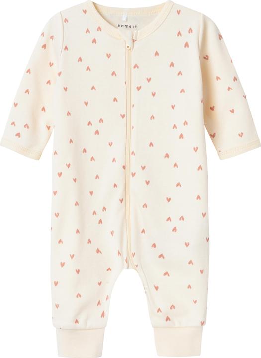 Produktbild Name it Nbfnightsuit Zip Buttercream Hearts Noos (80)