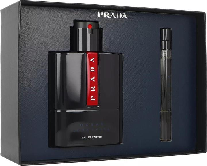 Actual product image Prada Luna Rossa Ocean Gift set EDP 100 ml and miniature EDP 10 ml 100ml (Perfume set)