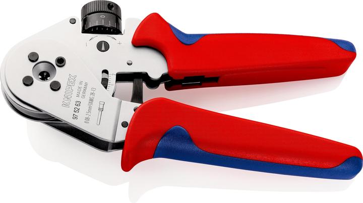 Produktbild Knipex Vierdornpresszange für gedrehte Kontakte (180 mm)