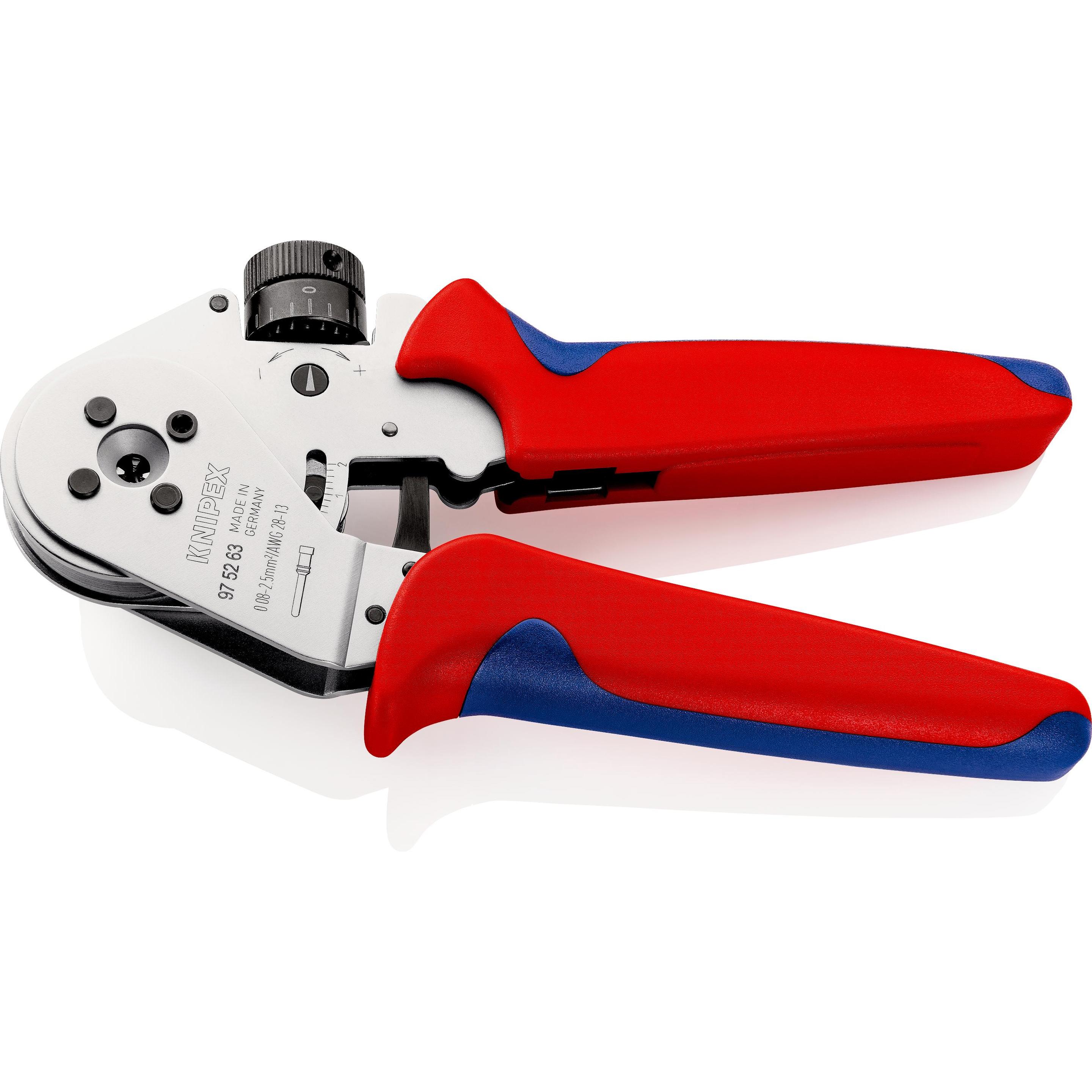 Thumbnail - Knipex, Zange, Vierdornpresszange für gedrehte Kontakte (180 mm)