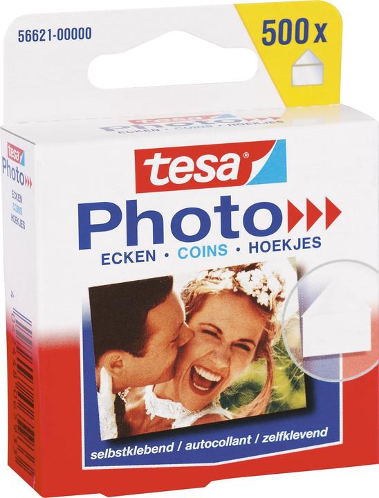 Produktbild tesa Foto Klebepads, selbstklebend, 500 Fotoecken