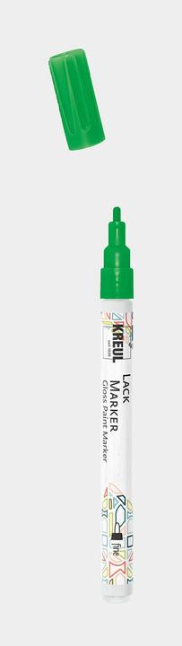 Actual product image Kreul Gloss Paint Marker, fine, green