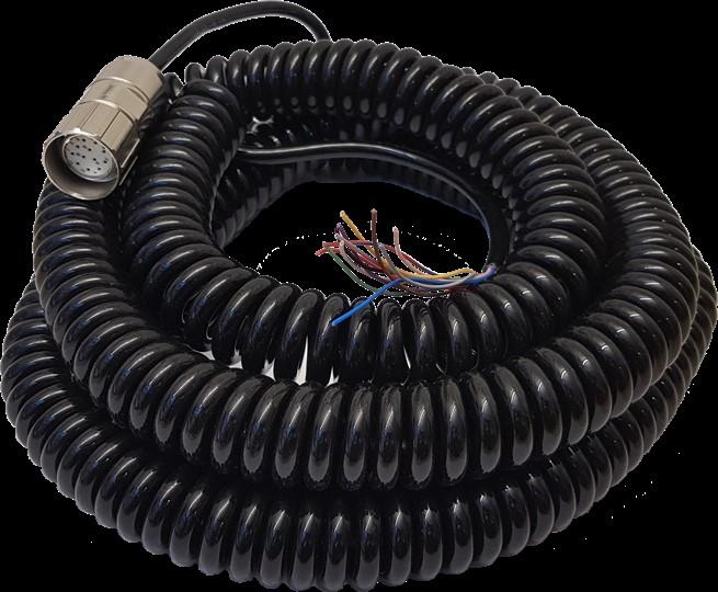 Actual product image ABB JSD-TK100S-12 Spiral cable 12x0.25qmm 2/10m PUR