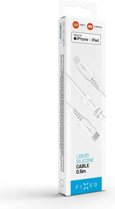 Produktbild Fixed Liquid-Silicone-Kabel USB-C/Lightning (0.50 m, USB 2.0, 60 W)