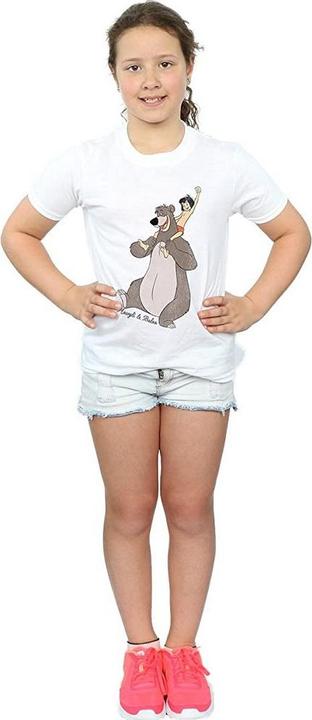 Immagine prodotto Disney Maglietta in cotone Mowgli e Baloo per bambina (140, 146)