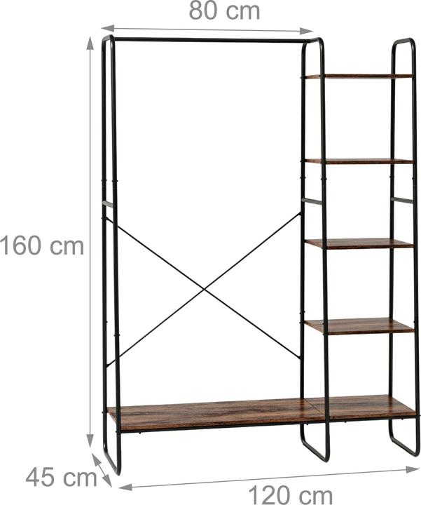 Actual product image Relaxdays coat rack