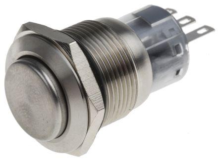 Produktbild RS PRO Switch Pushbutton Stainless Momentary