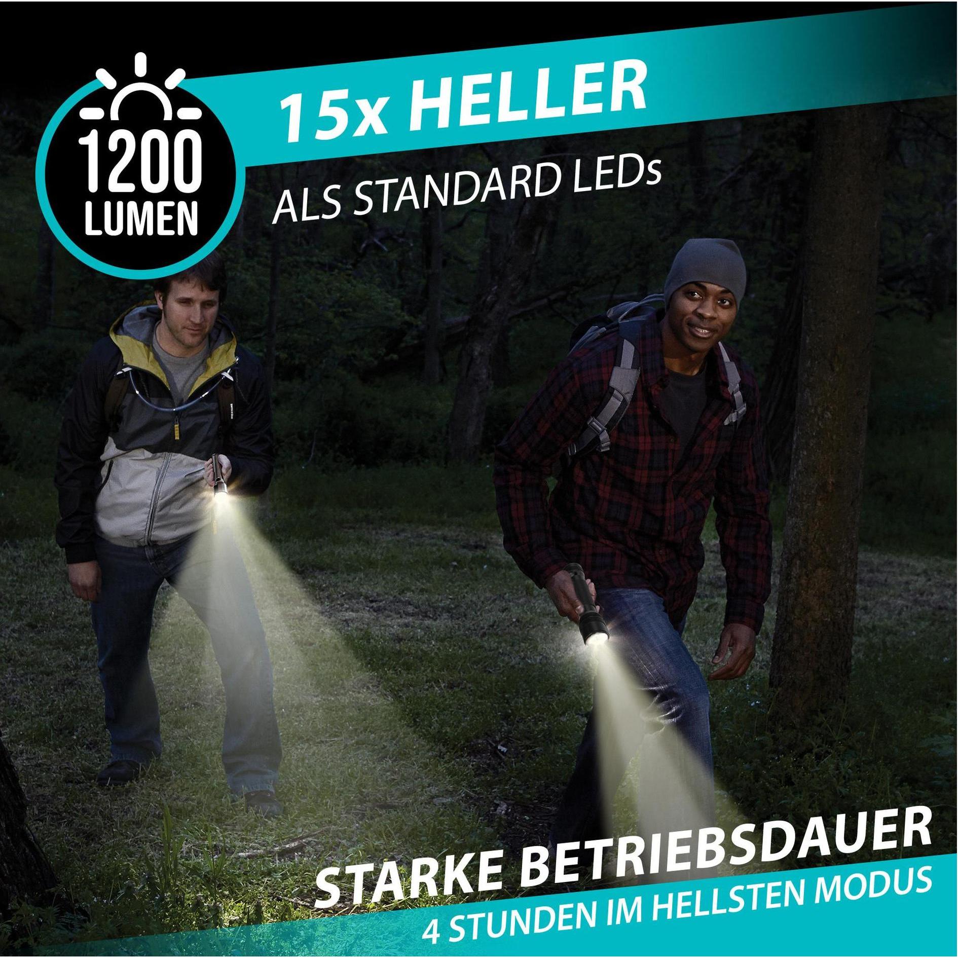 Thumbnail - Energizer, Taschenlampe, Hybrid Power 1200 (24 cm, 1200 lm)