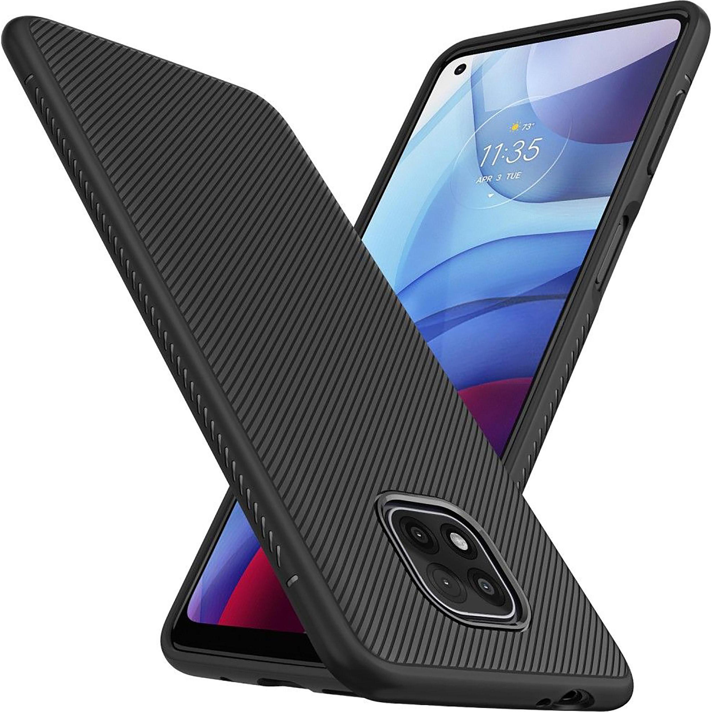 Cazy Hülle Kompatibel mit Motorola Moto G Power 2021 - Schützhulle Texture Back Cover Kunststoff - (Motorola Moto G Powe...