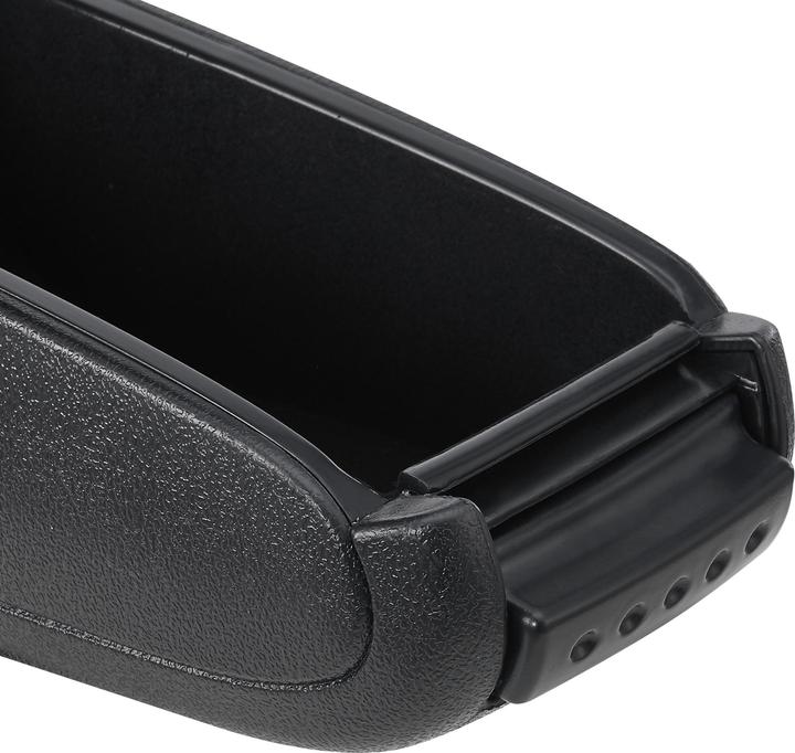 Produktbild Pro-Tec Mittelarmlehne Opel Corsa F mit Staufach Kunstleder Schwarz mit weissen Nähten