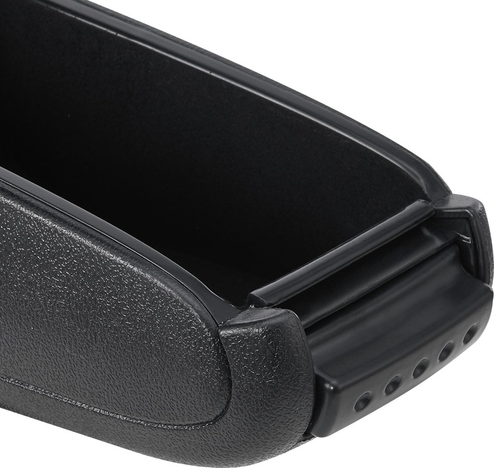 Actual product image Pro-Tec Centre armrest Opel Corsa F with storage compartment imitation leather black with white stitching