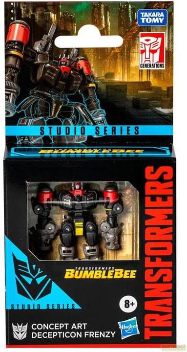 Productafbeelding Hasbro Transformers: Bumblebee Studio Serie Core Class Actiefiguur Concept Art Decepticon Frenzy 9 cm