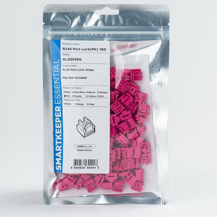 Image du produit Smart Keeper 100 x verrous de port RJ45 sans clé de type BASIC