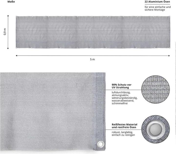 Produktbild Lumaland Balkontuch (500 cm)