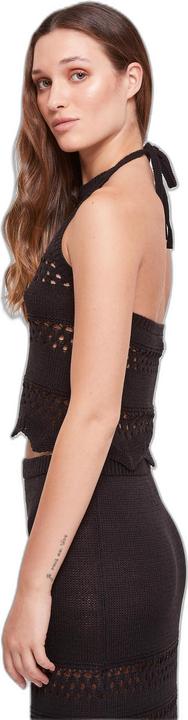 Actual product image Urban Classics Ladies Short Crochet Knit Halterneck Top (4XL)