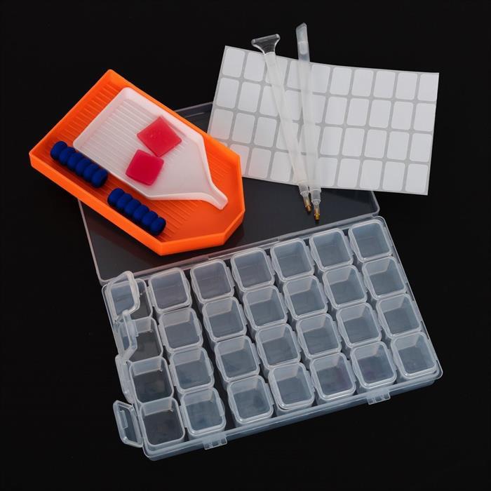 Actual product image Craft Buddy Crystal Art Accessories Box