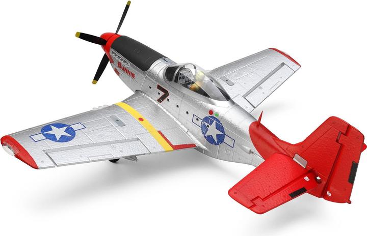 Amewi Warbird AMXflight P51 560 mm 4 canaux, Gyro, RTF (Oiseau de guerre)