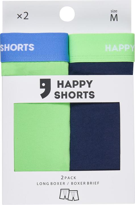 Produktbild Happy shorts Langer Boxer Jersey (2er Pack, M)