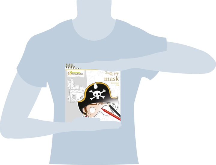 Immagine prodotto Avenue Mandarine Maschera da colorare libro Graffy Pop