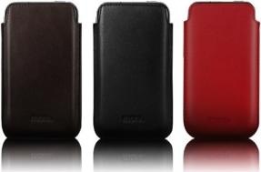 Image du produit more. Classic Collection Étui en cuir pour iPhone 4/4S Noir (Apple iPhone 4s, Apple iPhone 4)