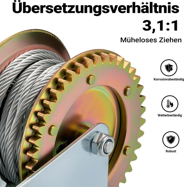 Produktbild Wiltec Handseilwinde